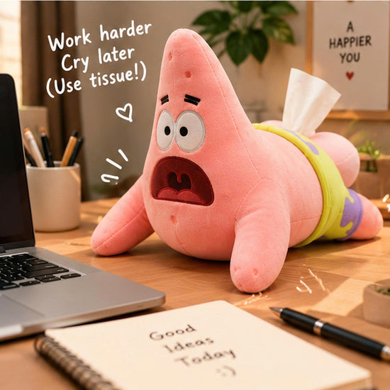 PINK STARFISH TISSUE HOLDER