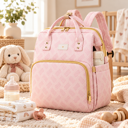 All-in-One Travel Diaper Backpack